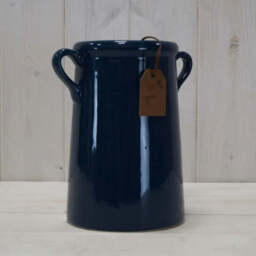 Blue Handle Urn Vase - Two Sizes - Small - thumbnail 5