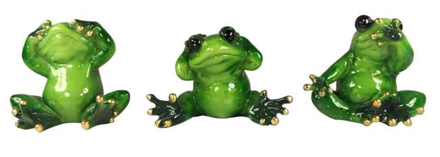 Frogs - Hear no Evil, See no Evil, Speak no Evil