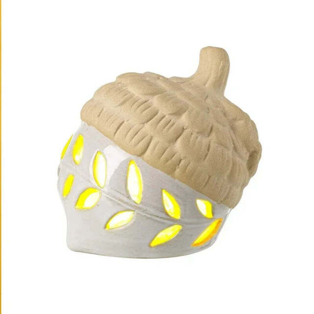 Two Tone Ceramic LED Acorn - image 1