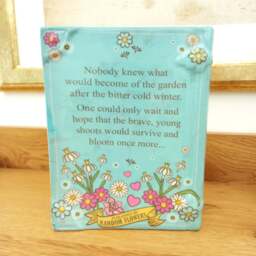 "Ceramic Book Vase "" Brave New Blooming World""" - thumbnail 4