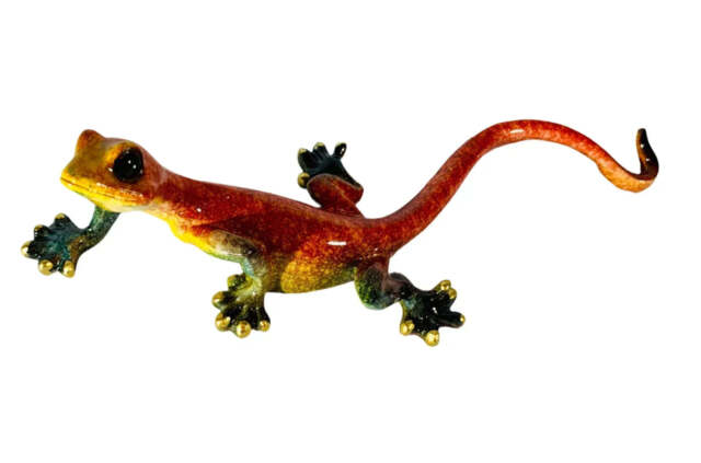 Red Gecko Family Wall Decor - image 1