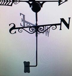 Shooting Weathervane - UK Made Solid Steel - thumbnail 4