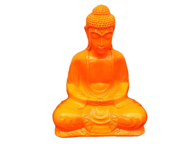 Orange Buddha 30cm - image 1