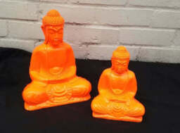 Orange Buddha 30cm - thumbnail 3