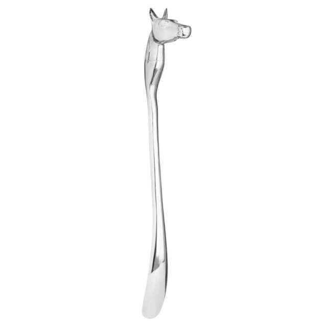 Horse Shoe Horn Silver Nickel - image 1