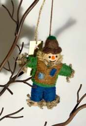 Hanging Easter Decoration - Stitches the Scarecrow - Felt So Good - thumbnail 3