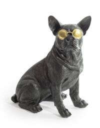 "Large ""Funky Frenchie"" Sitting Bulldog Figure"