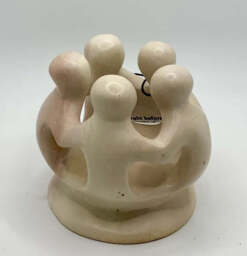 Family of Friends Natural Soapstone Ornament - 12cm - thumbnail 4