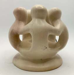 Family of Friends Natural Soapstone Ornament - 12cm - thumbnail 3