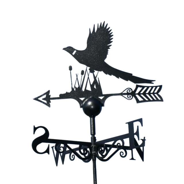 Pheasant Weathervane - UK Made Solid Steel - image 1