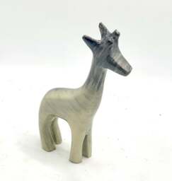 Brushed Silver Giraffe Large - AluminArk Collection - thumbnail 1