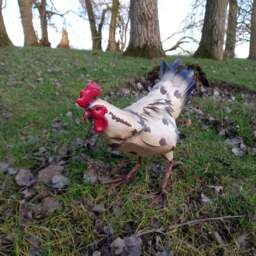 Standing Metal Hen - Garden Ornament - thumbnail 2