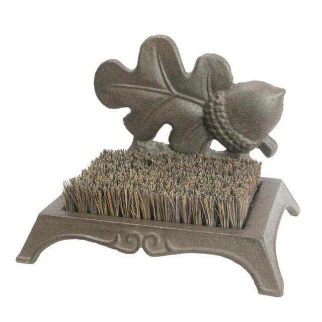 Acorn Cast Iron Boot Brush and Scraper