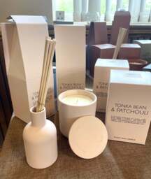 Ceramic Pot Scented Candle - Tonka Bean & Patchouli - Heaven Scent - thumbnail 2