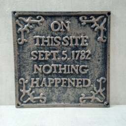 Cast Iron Sign - On this Site... - thumbnail 1