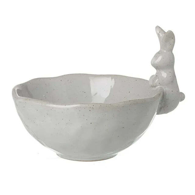 Porcelain Rabbit Bowl – Decorative Bunny Bowl for Easter Table & Home Décor