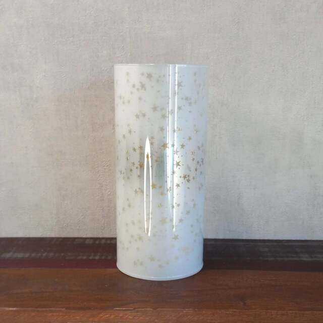 Glass Light Up Stary Lamp