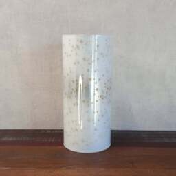 Glass Light Up Stary Lamp