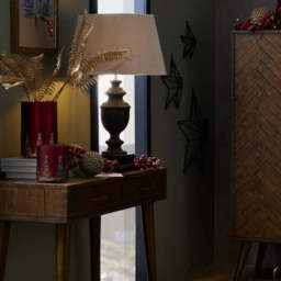 The Noel Collection Ruby Red Christmas Tree Candle Holder - Medium - thumbnail 3