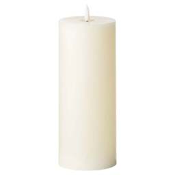 Luxe Collection Natural Glow 3.5 x 9 LED Cream Wax Candle - thumbnail 1