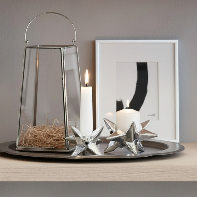 Suzanne Silver Star Candlestick. Two sizes - image 1