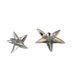 Suzanne Silver Star Candlestick. Two sizes - thumbnail 2