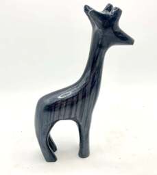 Brushed Black Giraffe Large - AluminArk Collection - thumbnail 1