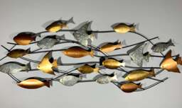 Metallic Fish Metal Wall Art - DS - thumbnail 1