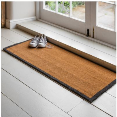 Double Doormat with charcoal boarder