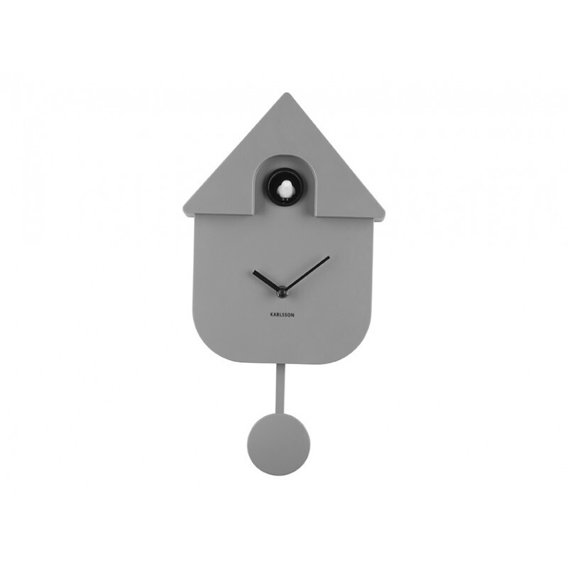 Modern Cuckoo Clock Mouse Grey