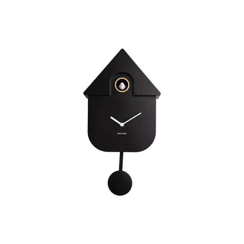 Modern Cuckoo Clock Black
