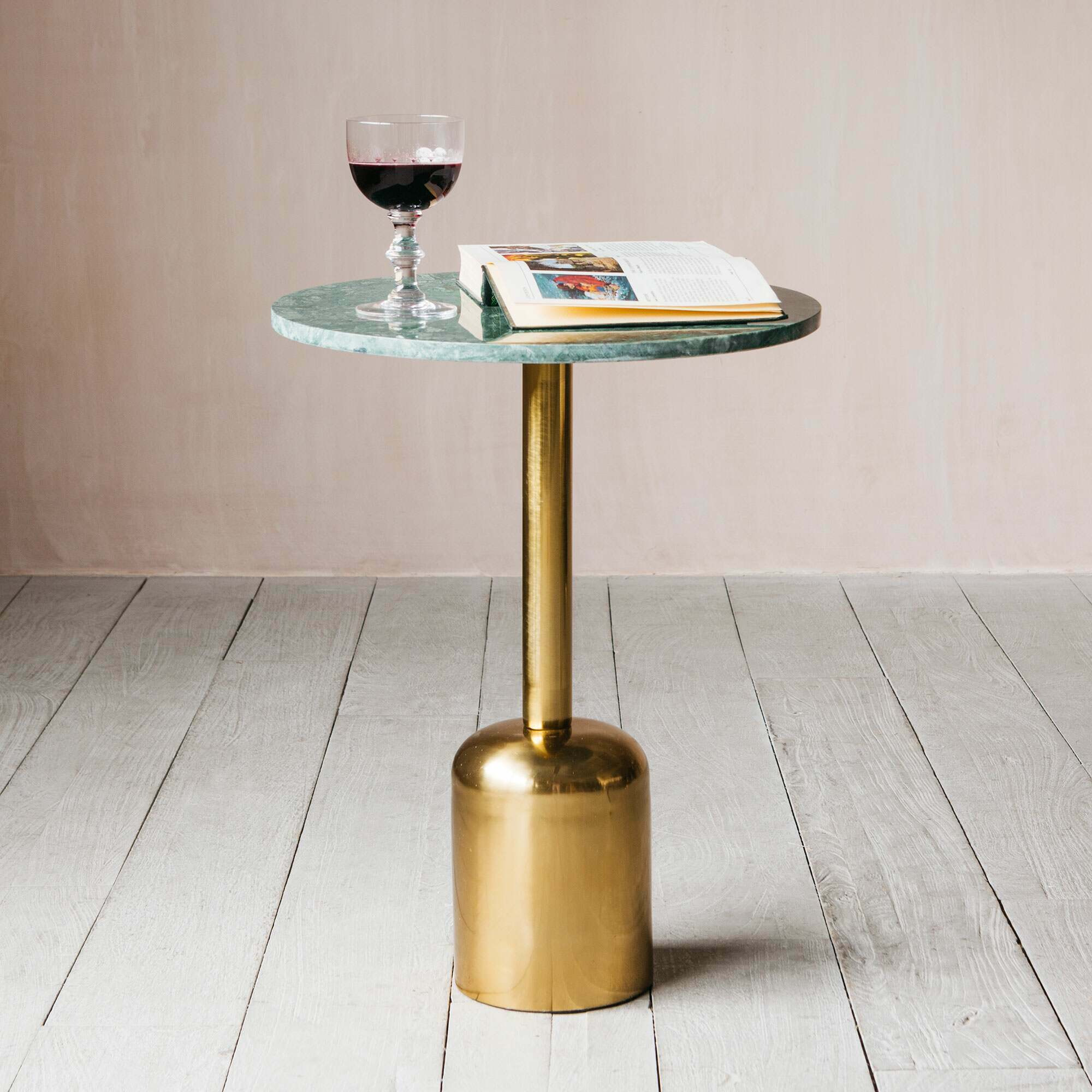 Nate Brass Side Table - image 1