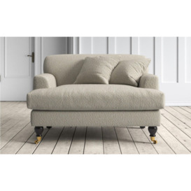 Graham and Green Clio Loveseat in Chalk Bouclé