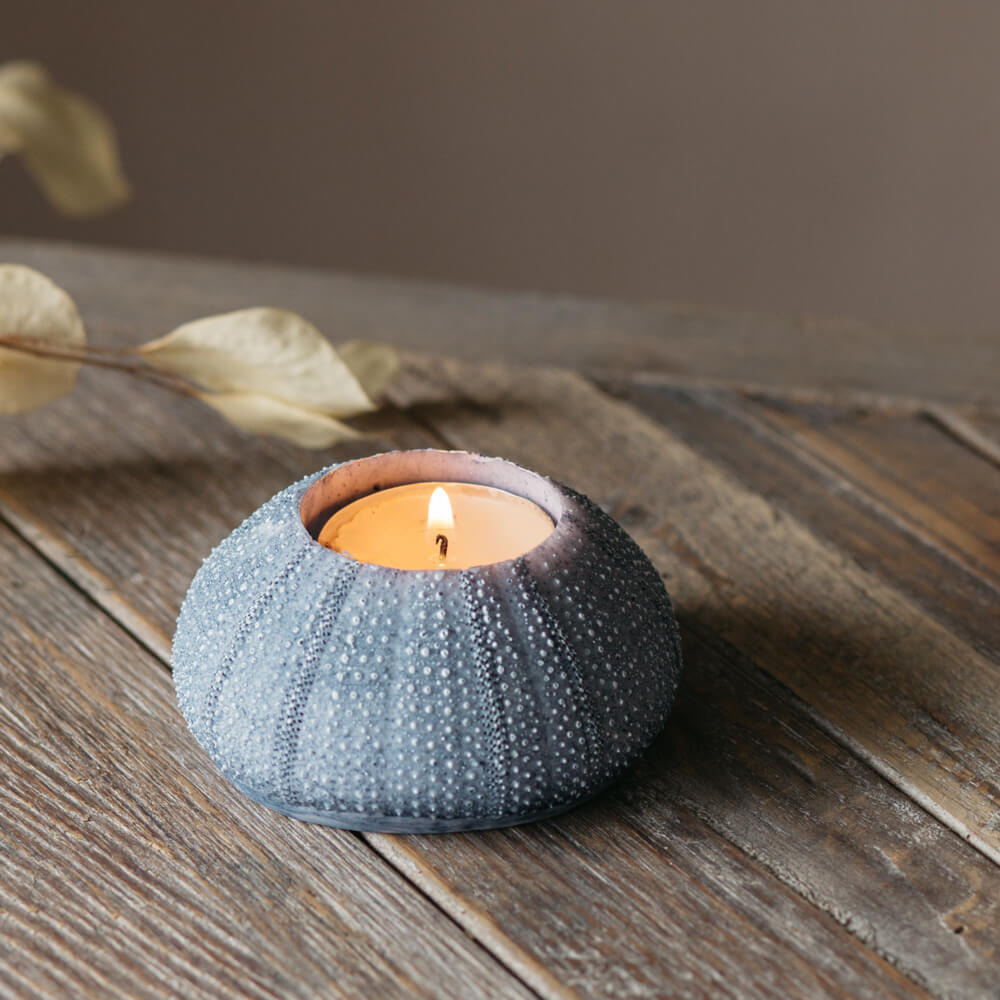Graham and Green Blue Urchin Candle Holder