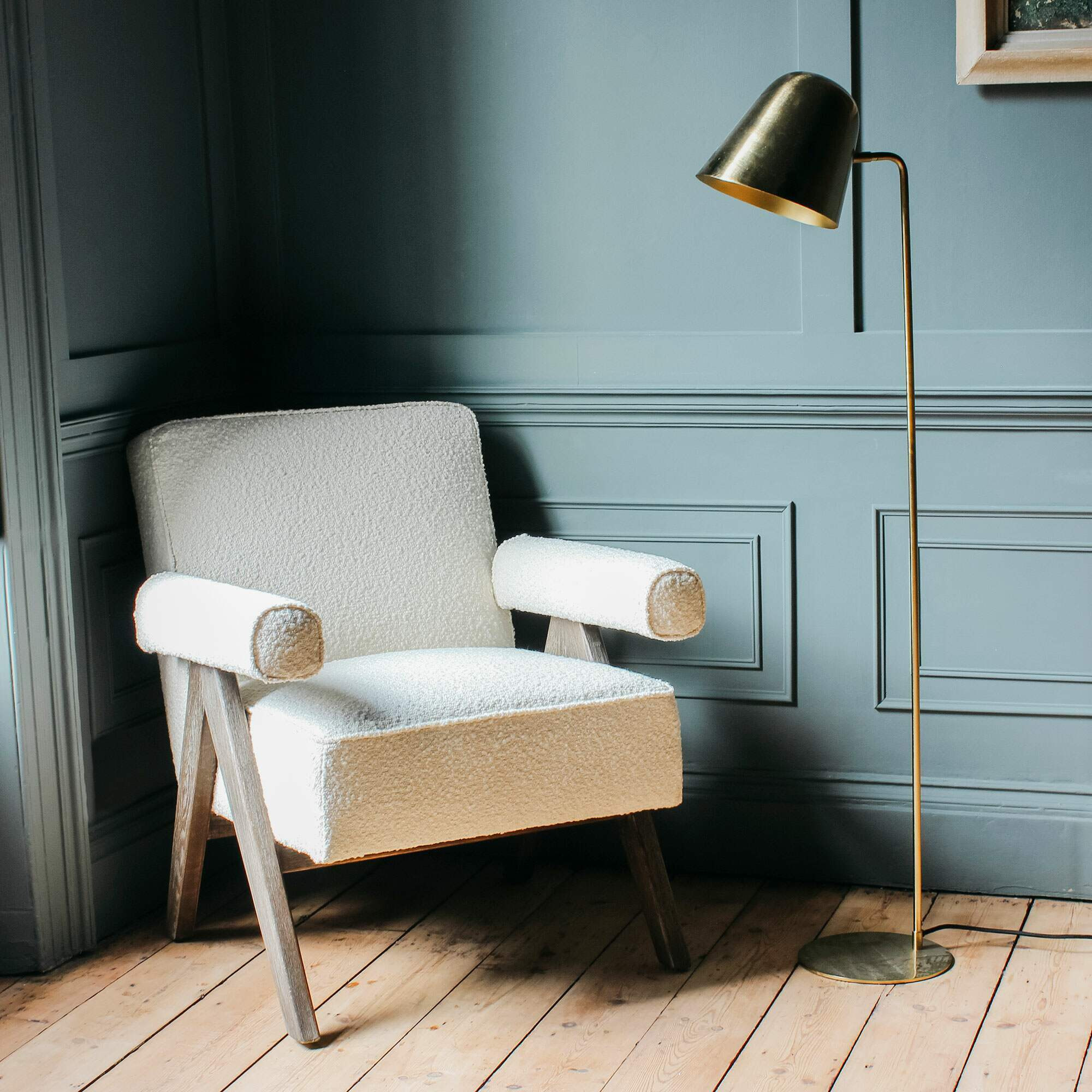Hazel Ivory Bouclé Chair - image 1
