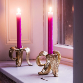 Graham and Green Gold Banana Candle Holder