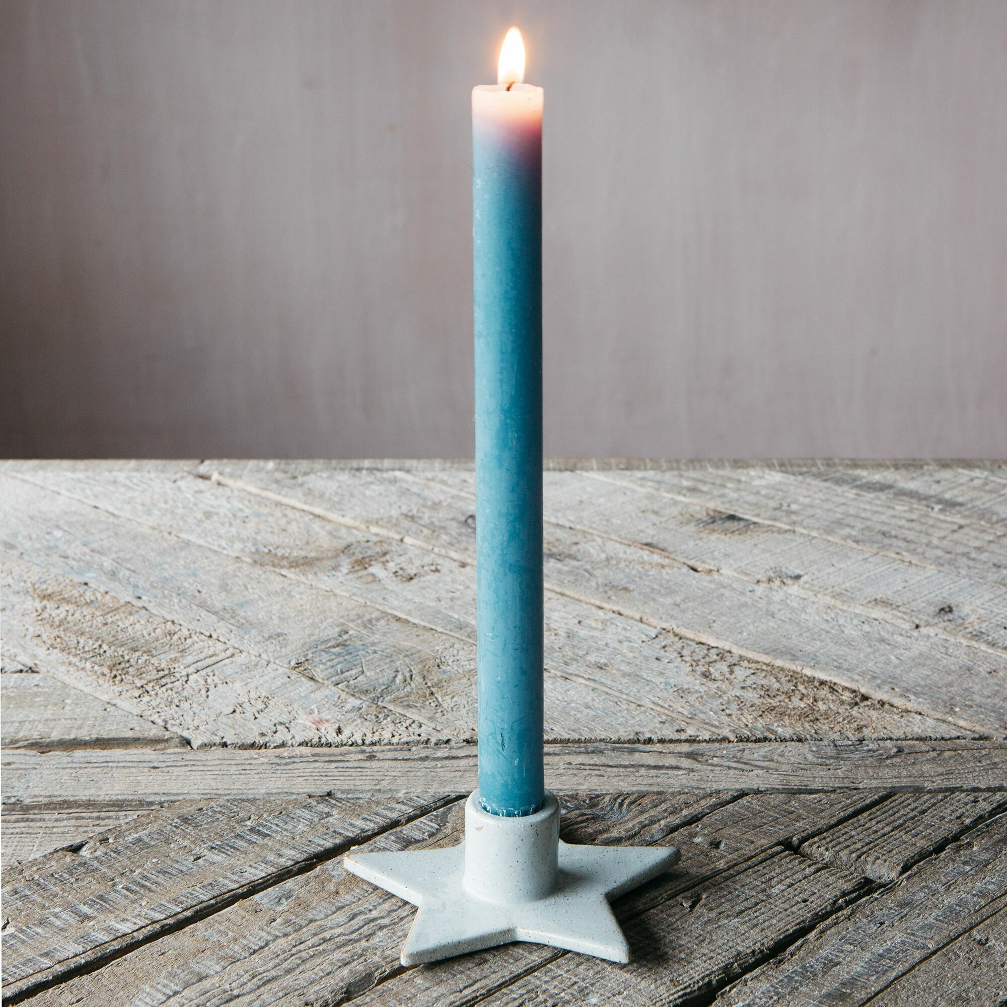 Graham and Green Star Ceramic Candle Holder