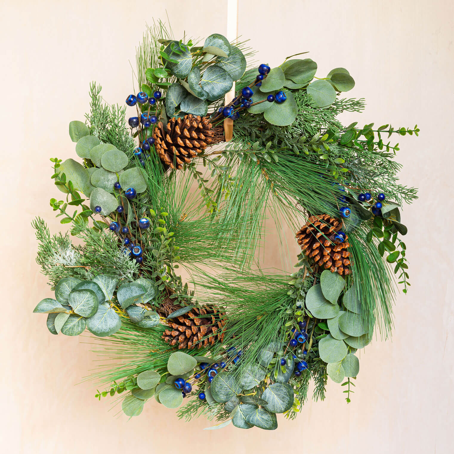 Graham and Green Pinecone and Eucalyptus Wreath
