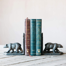 Graham and Green Cast Iron Bear Bookends