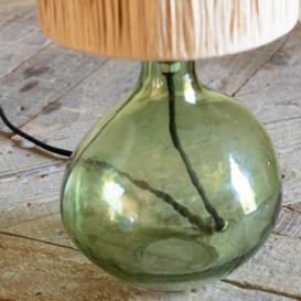 Lennox Light Green Table Lamp with Shade - thumbnail 3