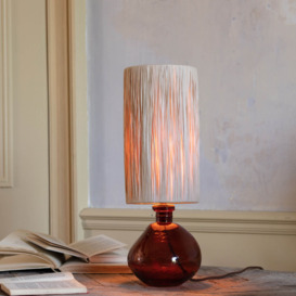 Lennox Dark Amber Table Lamp with Shade - thumbnail 2
