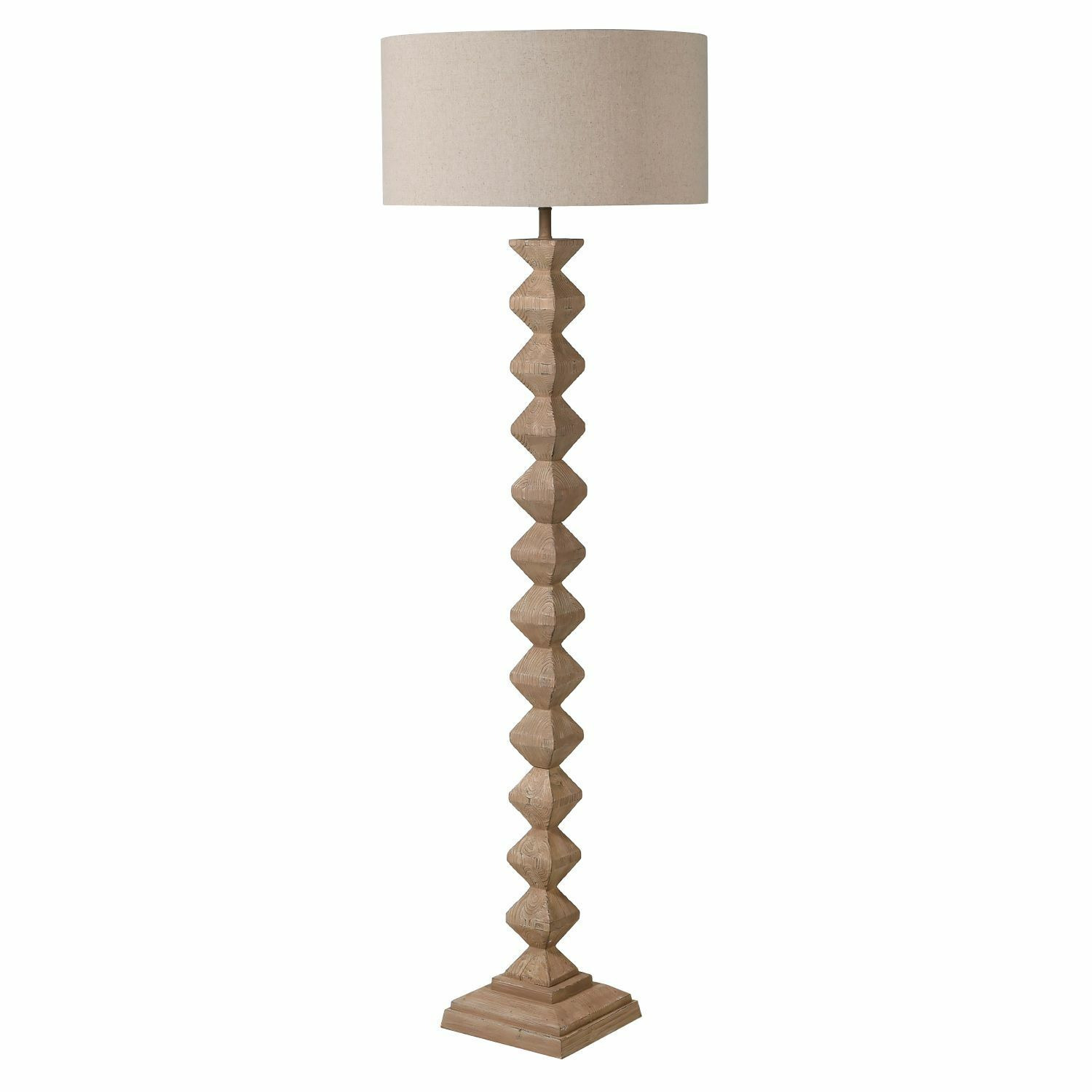 Graham and Green Spencer Floor Lamp with Linen Shade - image 1