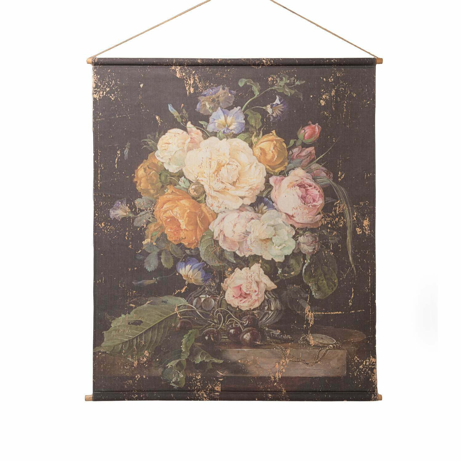 Graham and Green Dark Floral Bouquet Wall Hanging