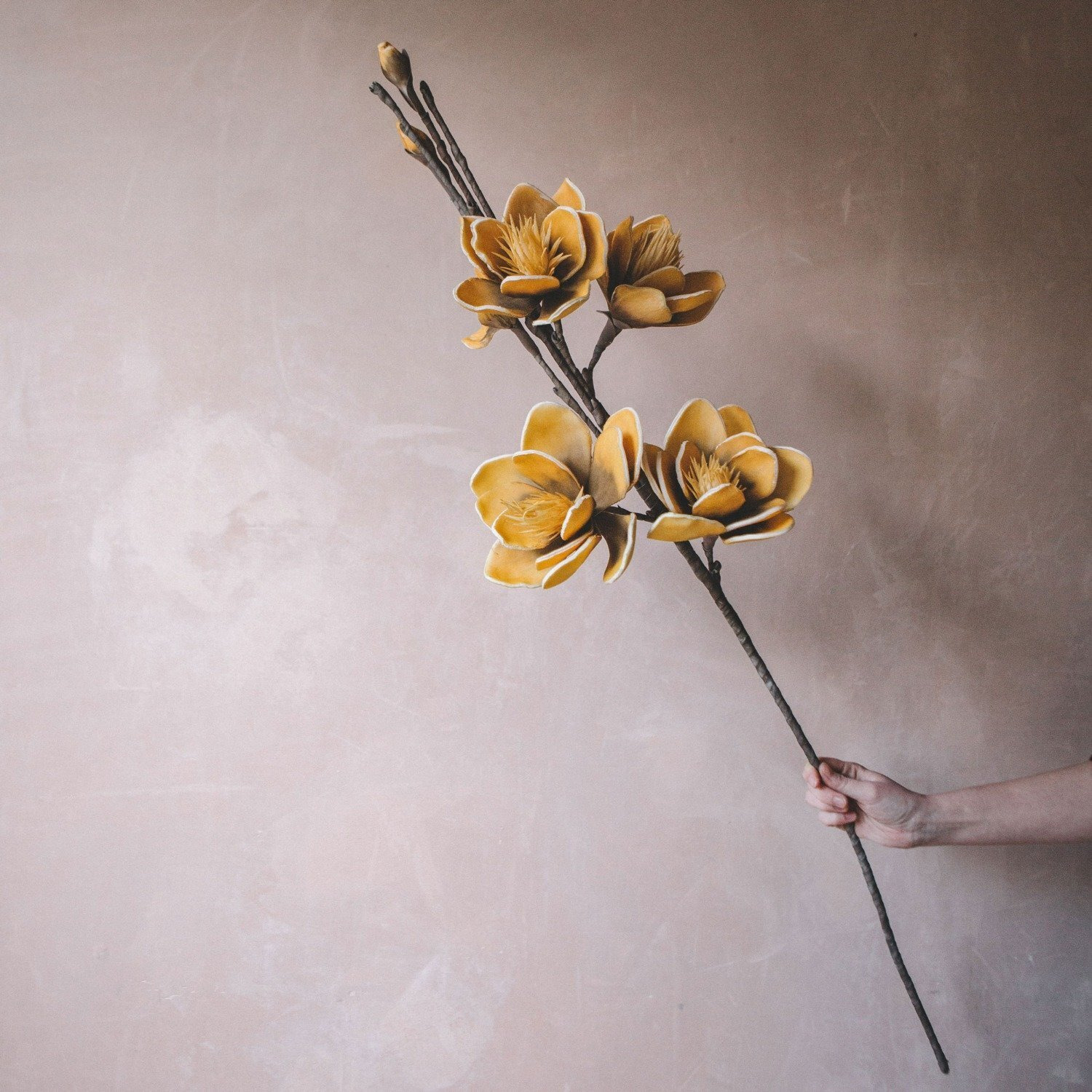 Faux Yellow Allia Flower - image 1