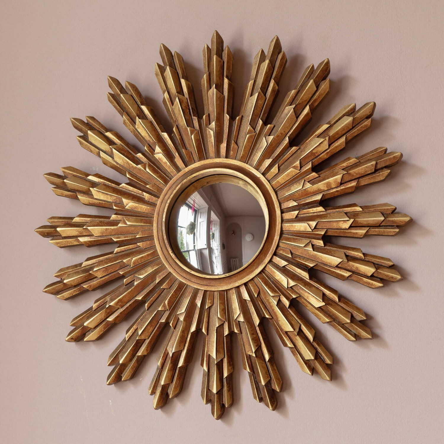 Graham and Green Round Convex Wall Mirror - image 1