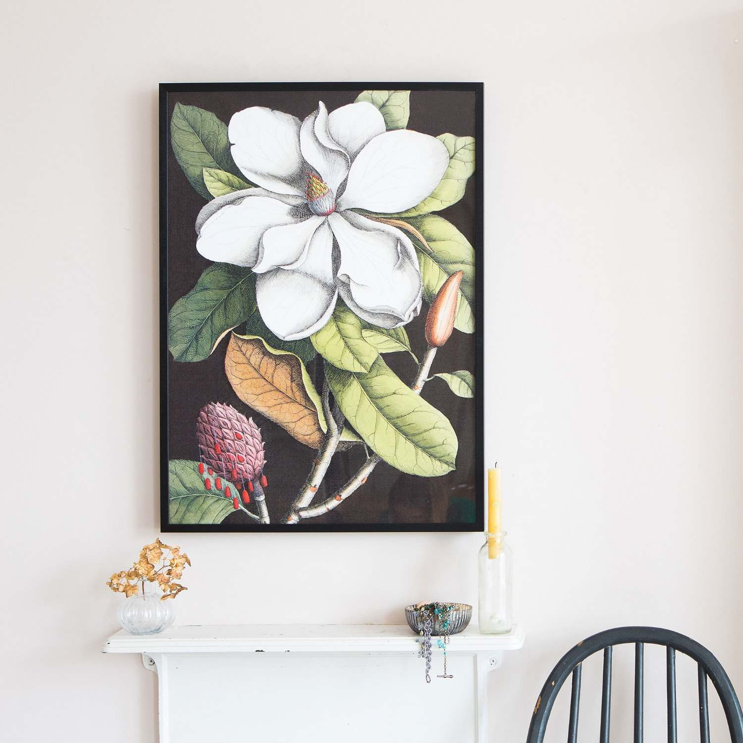 Graham and Green Medium Framed Blooming Magnolia Print