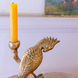 Graham and Green Gold Parrot Branch Candle Holder - thumbnail 2