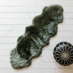 Graham and Green Double Moss Sheepskin