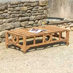 Graham and Green Wyatt Teak Wood Coffee Table