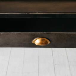 Graham and Green Sid Black Metal Desk - thumbnail 6